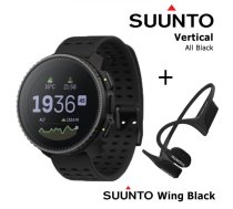 SUUNTO Vertical, All Black + Suunto Wing Black sporta pulkstenis