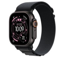 APPLE Watch Ultra 3 GPS + Cellular 49mm Black Titanium Case with Black Alpine Loop – Large sporta pulkstenis