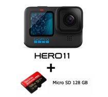 GOPRO HERO11 Black + Sandisk Extreme PRO MicroSD 128 GB sporta kamera