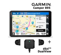 GARMIN Camper 895 + dēzl™ DualView GPS navigācija