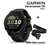 GARMIN Forerunner 70, Black + HRM 200 sensor sporta pulkstenis