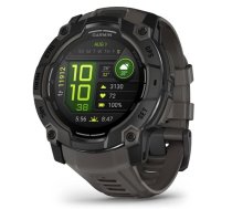 GARMIN Instinct 3 - 50 mm, AMOLED, Black/Charcoal sporta pulkstenis