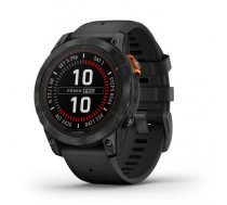 GARMIN fēnix 7 Pro Solar, Slate Gray Stainless Steel with Black Band sporta pulkstenis