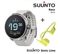 SUUNTO Race, Birch + Suunto Sonic Lime sporta pulkstenis