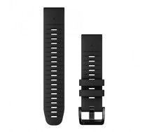 GARMIN Fenix 7, Epix 2 QuickFit 22mm Watch Band Black Silicone