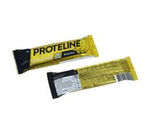 PROTELINE Banānu garšas proteīna batoniņš ar konditorejas glazūru (40g) sporta uzturs