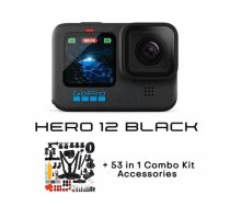 GOPRO HERO12 Black + 53 in 1 Combo Kit Accessories sporta kamera