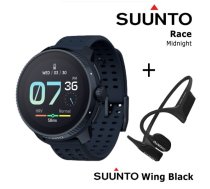 SUUNTO Race, Midnight + Suunto Wing Black sporta pulkstenis