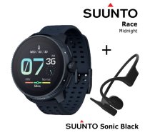 SUUNTO Race, Midnight + Suunto Sonic Black sporta pulkstenis