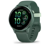 GARMIN Vivoactive 6, Jasper Green with Silicone Band sporta pulkstenis