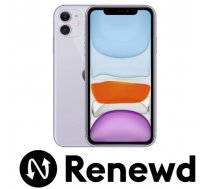 Renewd iPhone 11 15,5 cm (6.1") Divas SIM kartes iOS 13 4G 64 GB Lillā Atjaunots