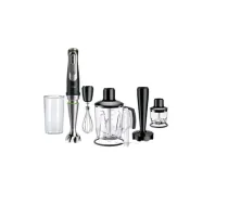 BRAUN Rokas blenderis Braun MultiQuick 7 MQ9147X, melna krās./sudraba