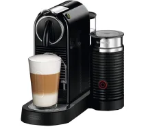 NESPRESSO Kapsulu kafijas automāts Nespresso Citiz & Aeroccino EN267.BAE, melna krās.