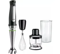 BRAUN Rokas blenderis Braun MQ7025, melna/nerūsējošā tērauda
