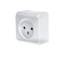 Kontaktligzda Schneider Electric Prima WDE001000, rozete bez zemējuma, balta