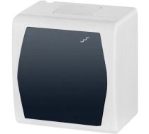 Slēdzis Elektro-Plast Hermes 2 1003-01 White-Antracite