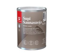 Aizsarglīdzeklis pirts sienām Tikkurila Supi Saunasuoja, caurspīdīgs, 0.9 l