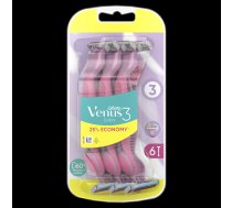 Gillette Venus3 Sieviešu Vienreizējas lietošanas Skuvekļi, 6 gab.