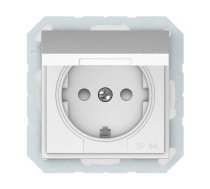 Kontaktligzda Vilma QR1000 RP16-003-22, Iezemēta rozete, IP44, matēta balta krās.