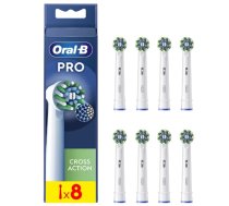 Oral-B EB50-8 Cross Action Pro Zobu Birstes Uzgaļi, 8 Gab