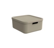 Uzglabāšanas kaste ar vāku Rotho Albula, 20 l, bēša, 39.5 x 35.5 x 17.7 cm