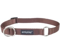 Kaklasiksna suņiem Amiplay Basic, brūna krās., 350 - 500 mm x 20 mm, L