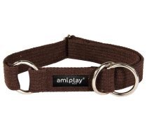 Kaklasiksna suņiem Amiplay Cotton, brūna krās., 490 - 850 mm x 30 mm, XXL