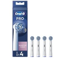 Oral-B EB60-4 Sensitive Clean Pro Zobu Birstes Uzgaļi, 4 Gab