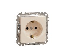 Ligzda Schneider Electric Sedna Design SDD112021, Iezemēta rozete, IP20, bēša krās.
