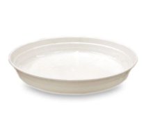 Puķu poda šķīvis Uniplastex 5-80, balta krās., 20 cm