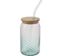 Glāze ar salmiņu, stikls, 0.45 l