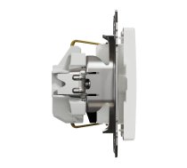 Kontaktligzda Schneider Electric Sedna Design SDD111021, Iezemēta rozete, IP20, balta krās.