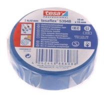 Elektrības izolācijas lente Tesa 53988, zila krās., 10 m