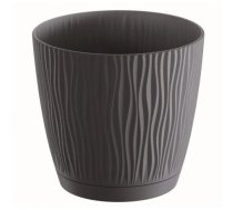 Puķu pods Prosperplast Sandy P DSY110P, plastmasa, pelēka krās.