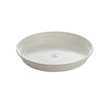 Puķu poda šķīvis Uniplastex UPO16, balta krās., 16 cm
