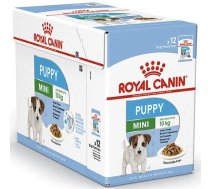 Mitrā barība ,konservi, suņiem Royal Canin Mini Puppy In Sauce, 0.085 kg x 12 gab.