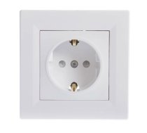 Kontaktligzda Schneider Electric Asfora EPH2900221, Iezemēta rozete, IP20, balta krās.