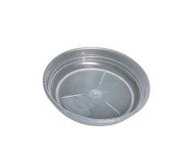 Puķu poda šķīvis Uniplastex UPOO13, caurspīdīga krās., 13 cm