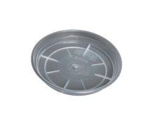 Puķu poda šķīvis Uniplastex UPOO16, caurspīdīga krās., 16 cm