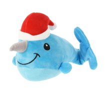 Rotaļlieta sunim, plīša manta 491011910, 36 cm, sarkana-gaiši zila