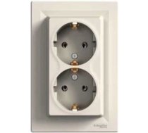 Kontaktligzda Schneider Electric Asfora EPH9900123, Iezemēta rozete, IP20, dzeltens-smilškrāsas
