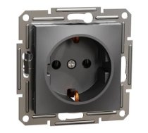 Kontaktligzda Schneider Electric Asfora EPH2900171, Iezemēta rozete, IP20, melna