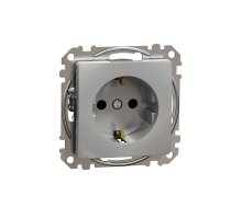 Kontaktligzda Schneider Electric Sedna Design SDD113021, Iezemēta rozete, IP20, alumīnija krās.