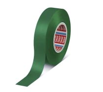 Elektrības izolācijas lente Tesa Premium, zaļa krās., 33 m