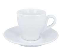 Tase ar apakštasi, balta krās., 0.05 l