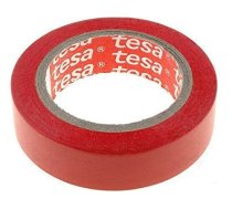 Elektrības izolācijas lente Tesa 53988, sarkana krās., 10 m