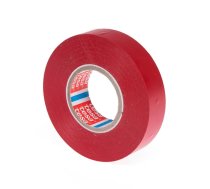 Elektrības izolācijas lente Tesa Premium, sarkana krās., 33 m
