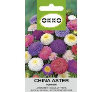 Sēklas Okko ķīnas astere Pompon, 0.5 g