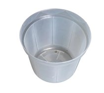 Puķu pods Uniplastex Orchidea UDCO14, plastmasa, caurspīdīga krās.