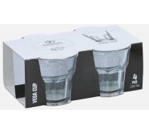 Glāžu komplekts, stikls, 0.25 l, 4 gab.